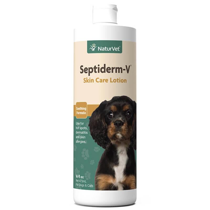 NaturVet Septiderm-V Skin Care Lotion, 16 oz