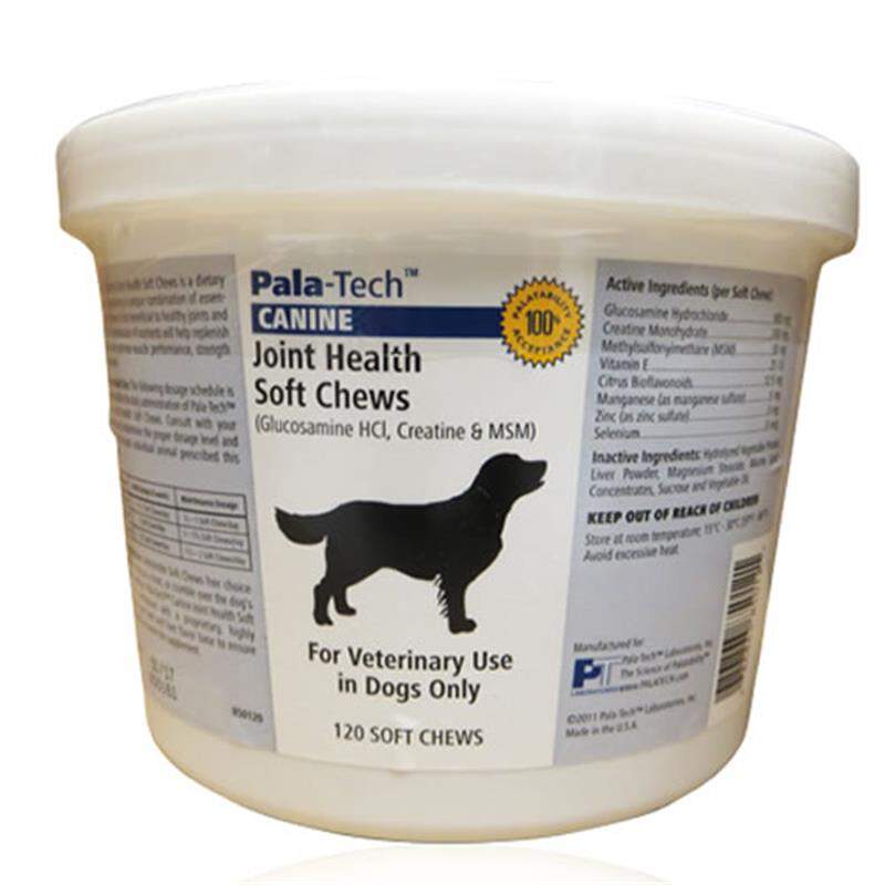 Pala-Tech Canine Joint Health Soft Chews for Dogs, 120 Ct