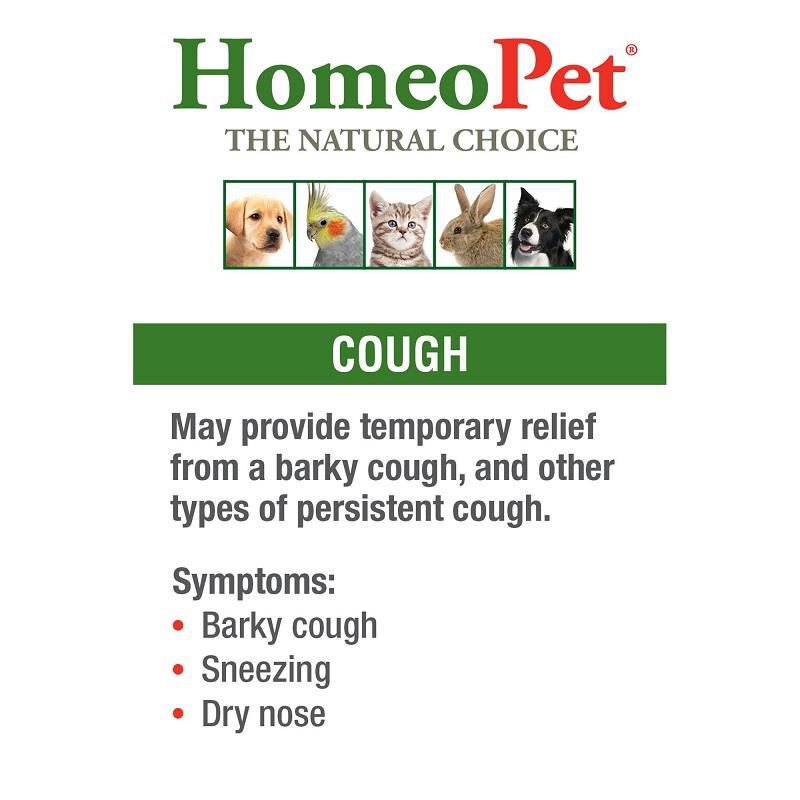 Homeopet Cough Relief For Dogs And Cats Giant Eagle Pet Pharmacy