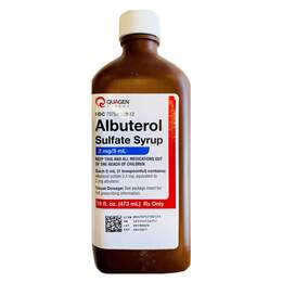 Albuterol Sulfate Syrup 2 mg/5 ml, 16 oz
