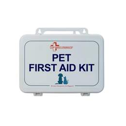 Pet First Aid Kit in Plastic Cabinet
