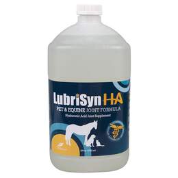 Halstrum, LLC. LubriSyn HA Pet and Equine Joint Formula Supplement for Horses, Dogs and Cats, 1 Gallon