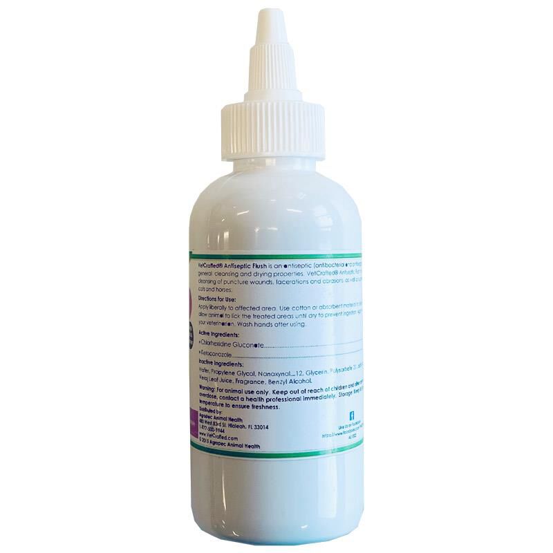 VetCrafted Antiseptic Flush w/Cucumber Melon Scent for Dogs, Cats and Horses, 4 oz