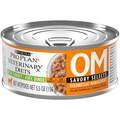 Purina Pro Plan Veterinary Diets OM Savory Selects Adult Cat Food, 24 x 5.5 oz cans
