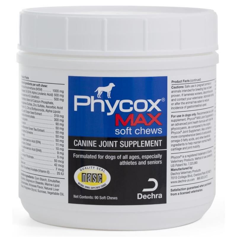 Dechra Pharmaceuticals Phycox Max for Dogs with Joint Issues, 90 Soft Chews