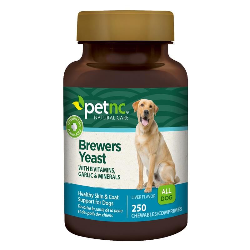 PetNC Brewers Yeast Chewable Tablets for Dogs, 250 ct