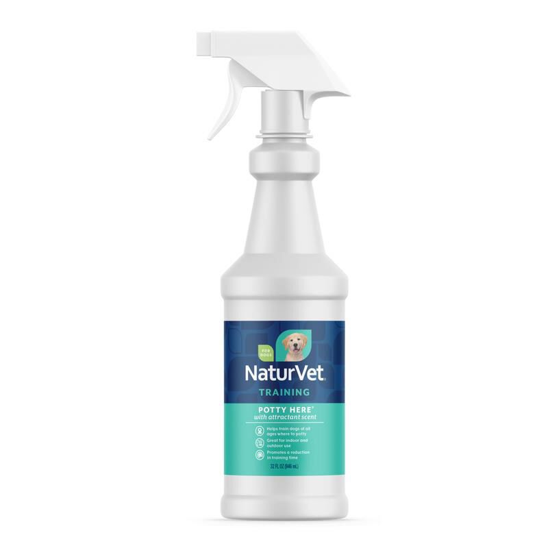 NaturVet Potty Here Training Aid Spray, 32 oz