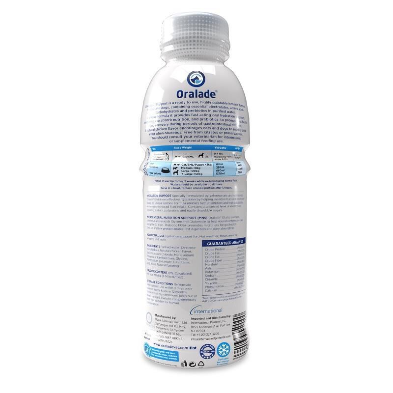 Oralade GI Support for Dogs and Cats, 500 ml