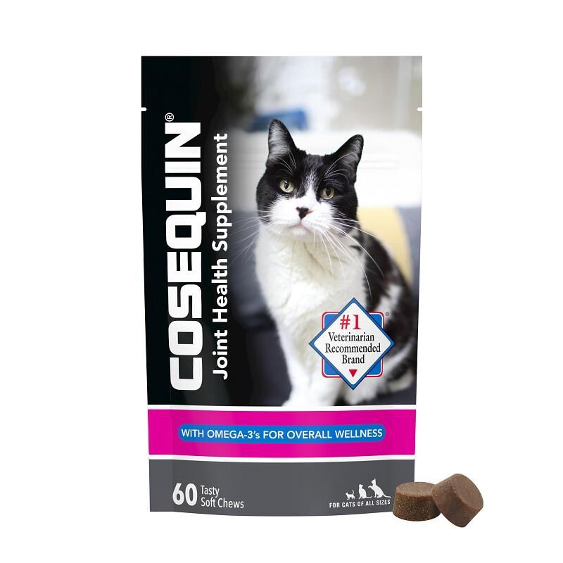 Cosequin Soft Chews for Cats with Omega-3's, 60 ct
