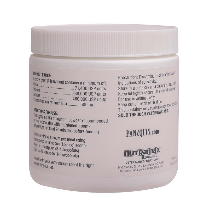 Panzquin Pancreatic Enzyme Concentrate Powder for Dogs and Cats, 8.11 oz