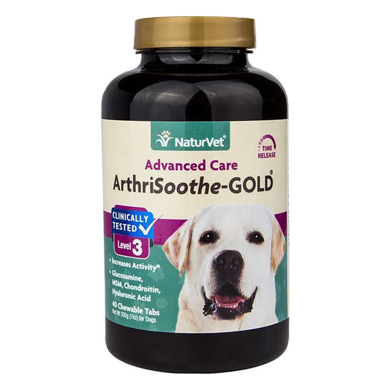 NaturVet ArthriSoothe-GOLD Level 3 Chew Tabs