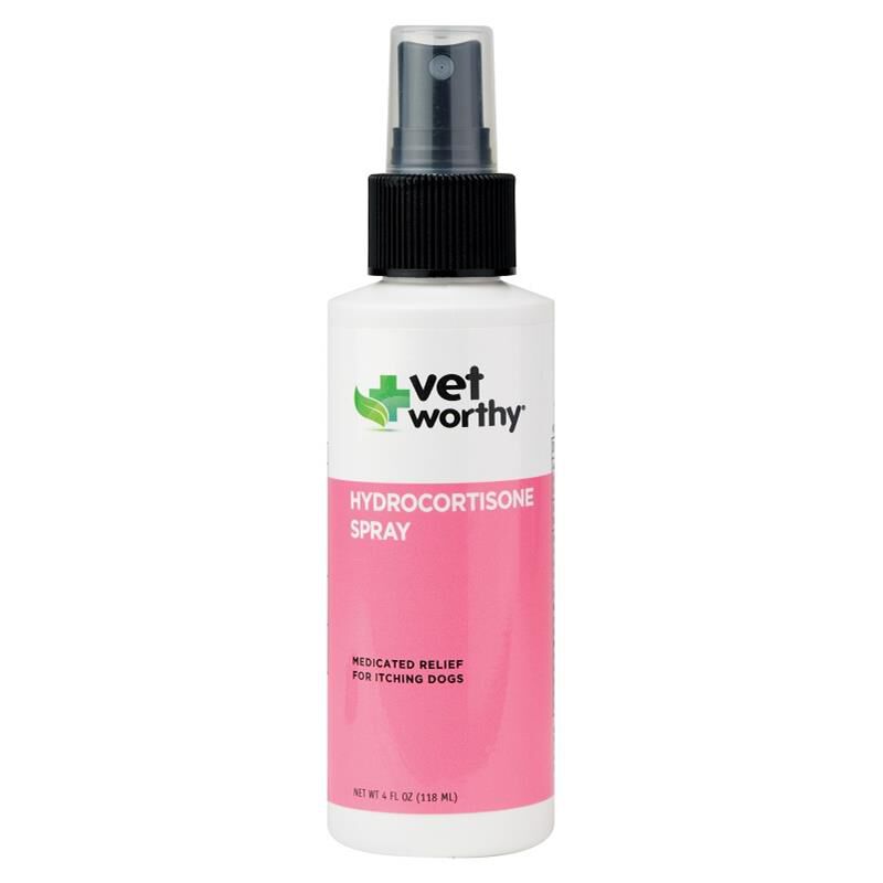 Vet Worthy Hydrocortisone Spray for Dogs, 4 fl oz
