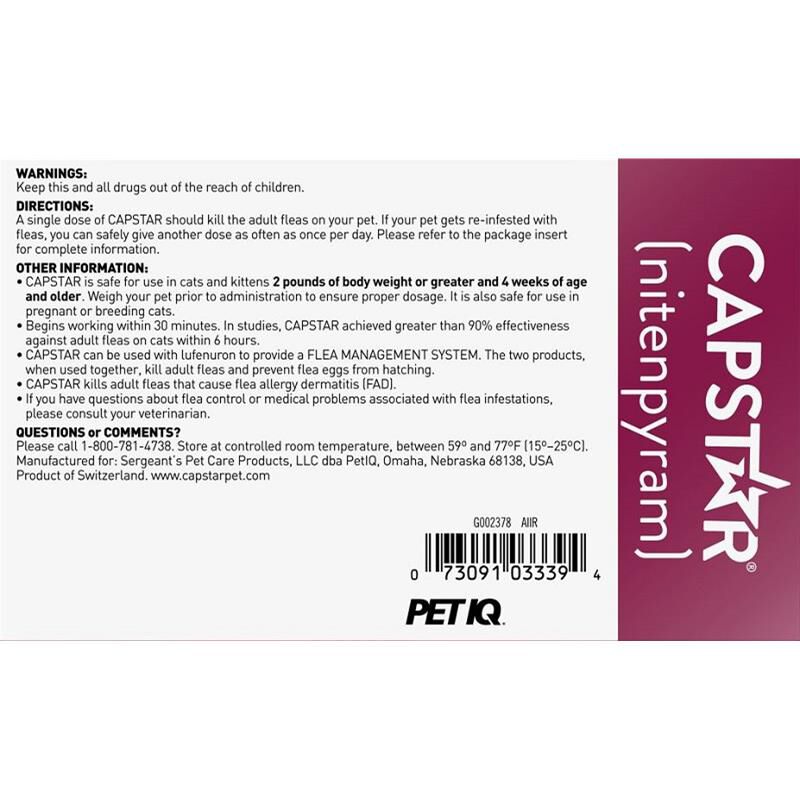 Capstar pill shop
