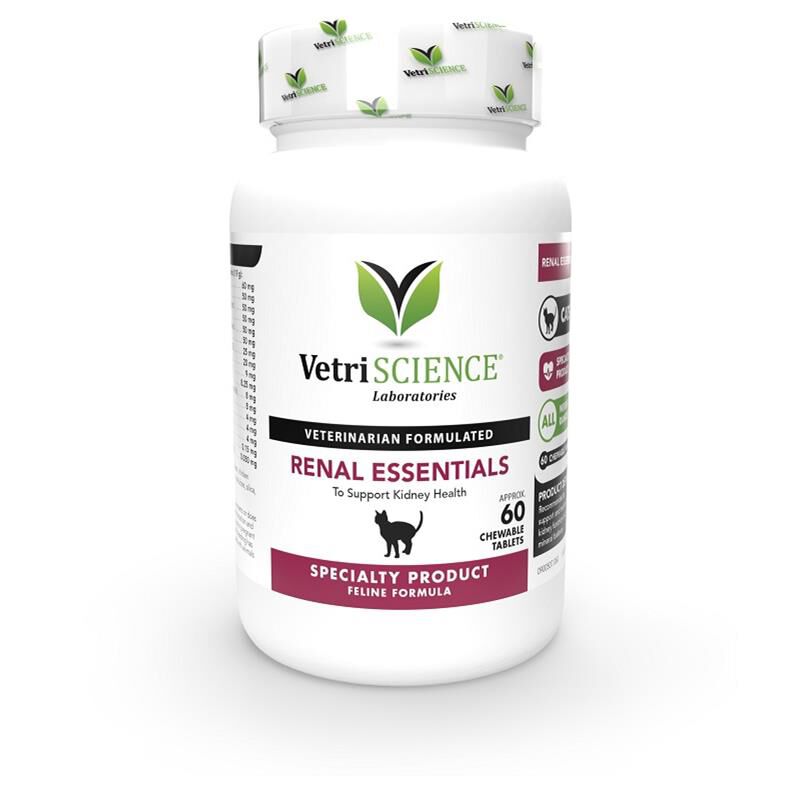 VetriScience Renal Essentials For Cats, 60 Tablets