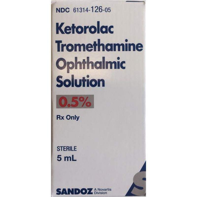 Ketorolac Tromethamine 0.5% Ophthalmic Solution