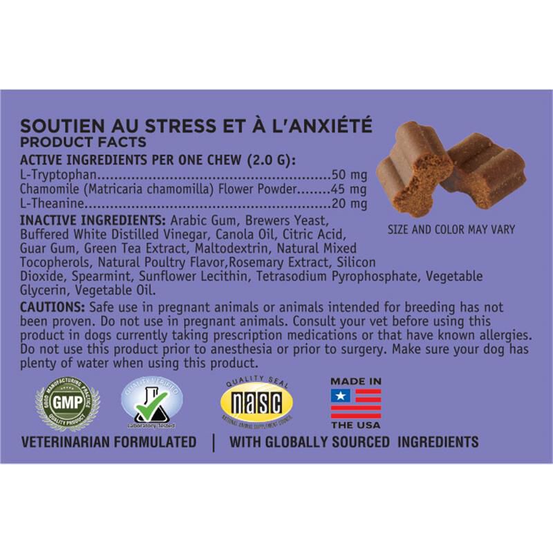 Vet Worthy Calming Aid Soft Chews for Dogs, 45 ct