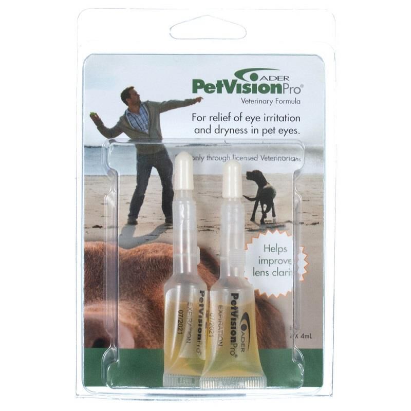 PetVisionPro Veterinary Formula Eye Drops, 2 x 4 ml