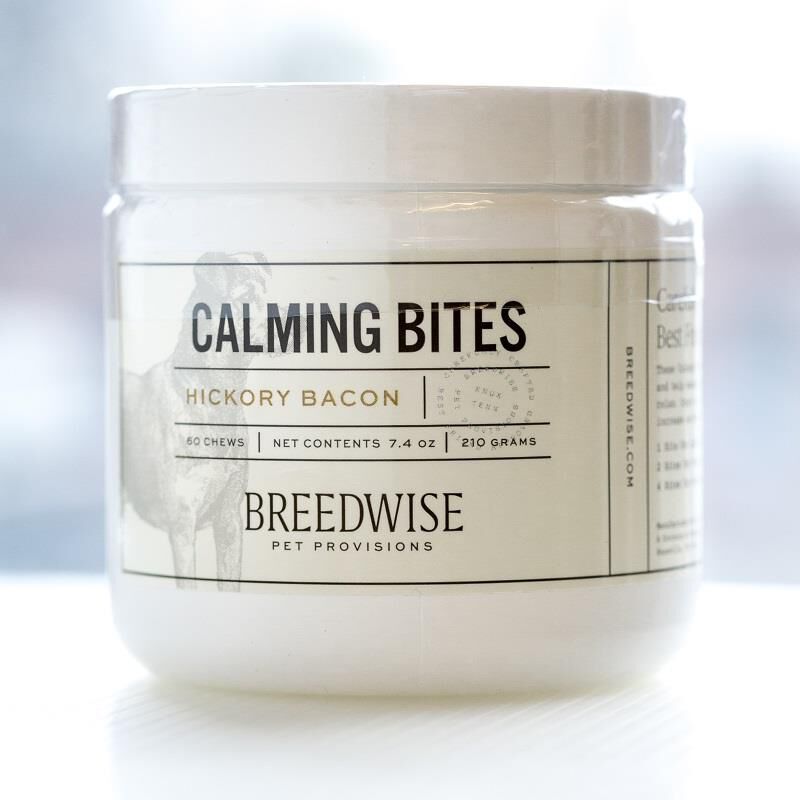 Breedwise Calming Bites Hickory Bacon Flavor, 60 chews