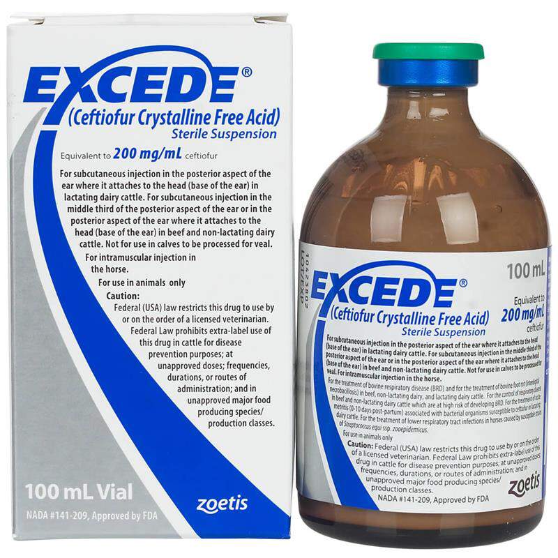Excede Sterile Suspension 200 mg/ml