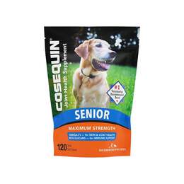 Cosequin Senior Maximum Strength Joint Health Supplement for Dogs, 120 Soft Chews