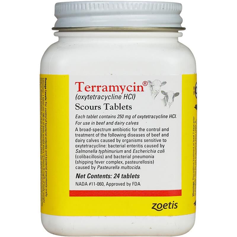 Terramycin Scours Tablets