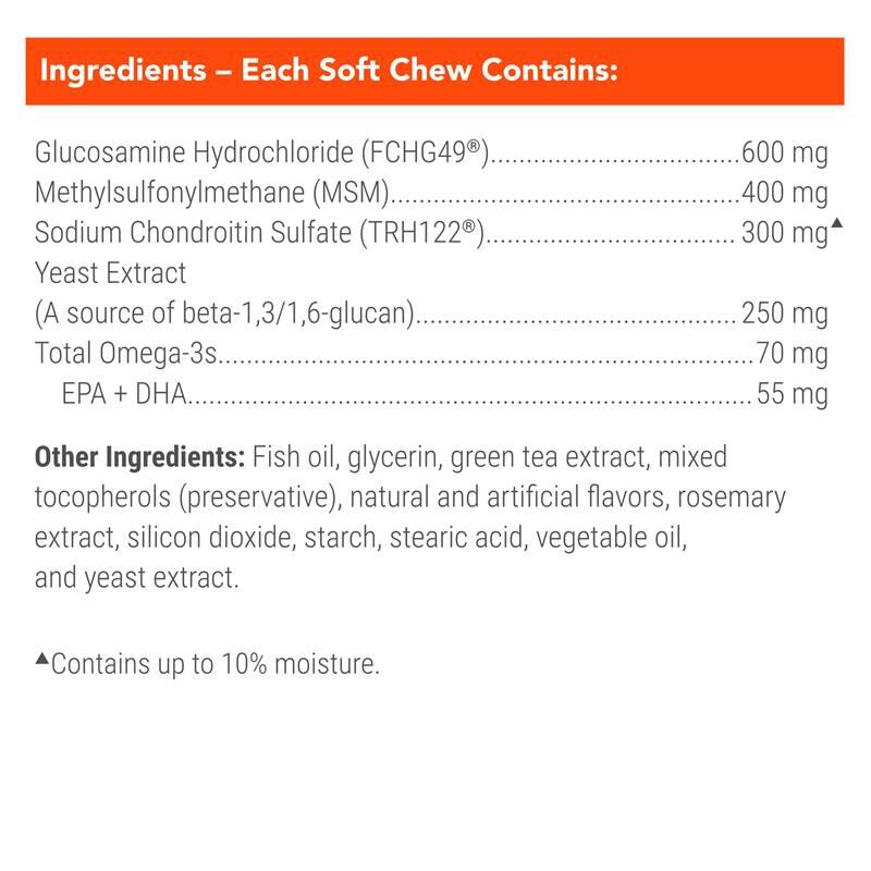 Cosequin Senior Maximum Strength Joint Health Supplement for Dogs, 120 Soft Chews