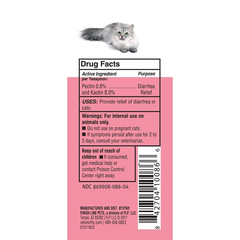 Vet Worthy Anti-Diarrheal Liquid for Cats, 4 fl oz