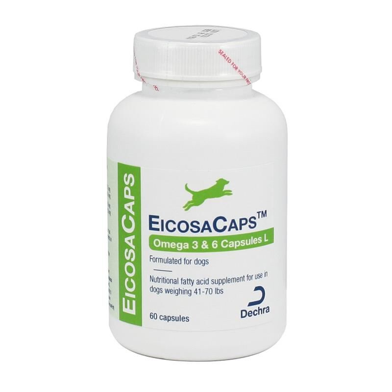 EicosaCaps Omega 3 and 6 for Dogs and Cats 60 Capsules Giant Eagle Pet Pharmacy