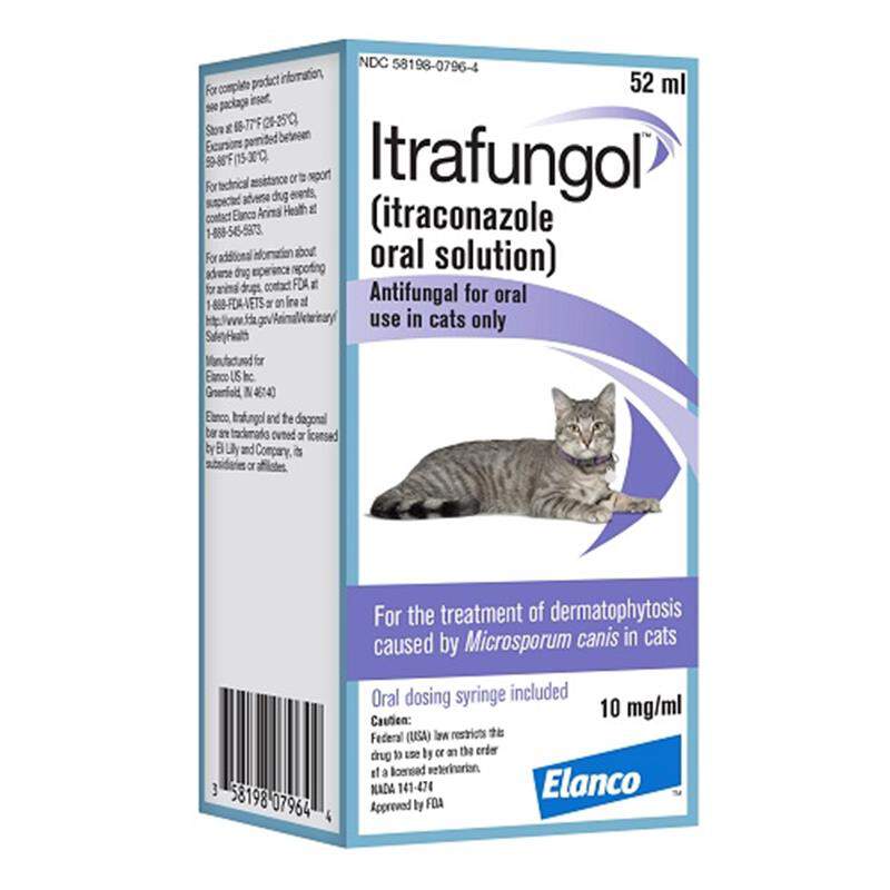Itrafungol (Itraconazole) Oral Solution for Cats 10 mg/ml, 52 ml