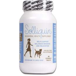 Solliquin Behavioral Health Supplement for Medium to Large Dogs, 45 Chewable Tablets