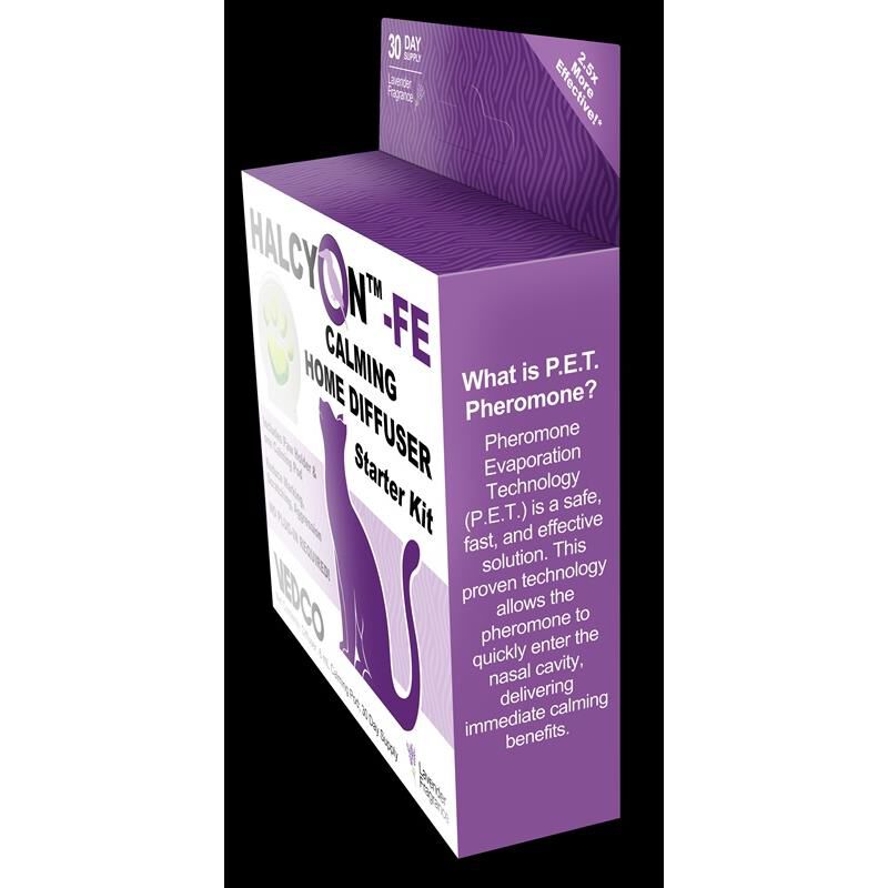 HALCYON-FE Calming Home Diffuser Starter Kit for Cats, 1 Pack