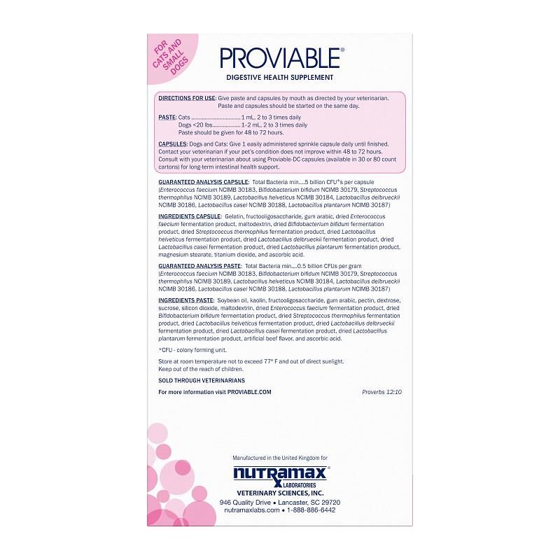 Proviable KP Paste + 10 Caps for Dogs and Cats