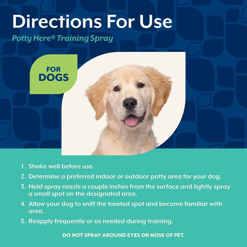 NaturVet Potty Here Training Aid Spray, 32 oz