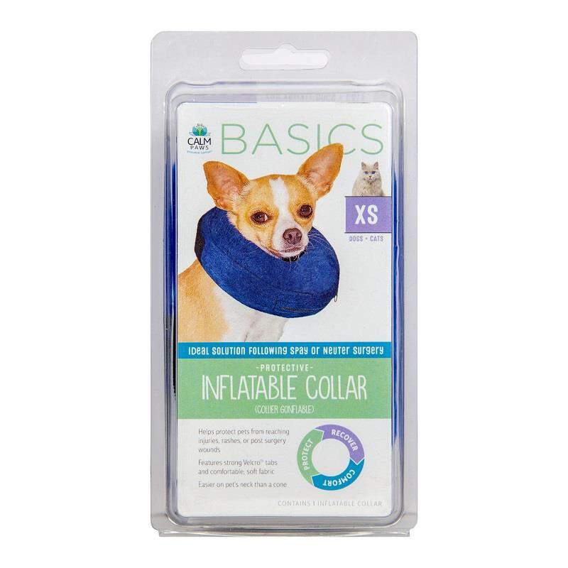 Calm Paws Basics Inflatable Collar for Dogs and Cats