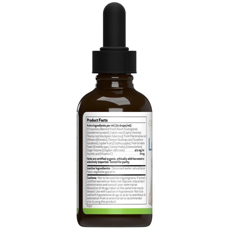 Pet Wellbeing Lung Gold for Dogs or Cats, 2 oz