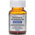 Doxycycline 25 mg per 5 ml Oral Suspension, 60 ml