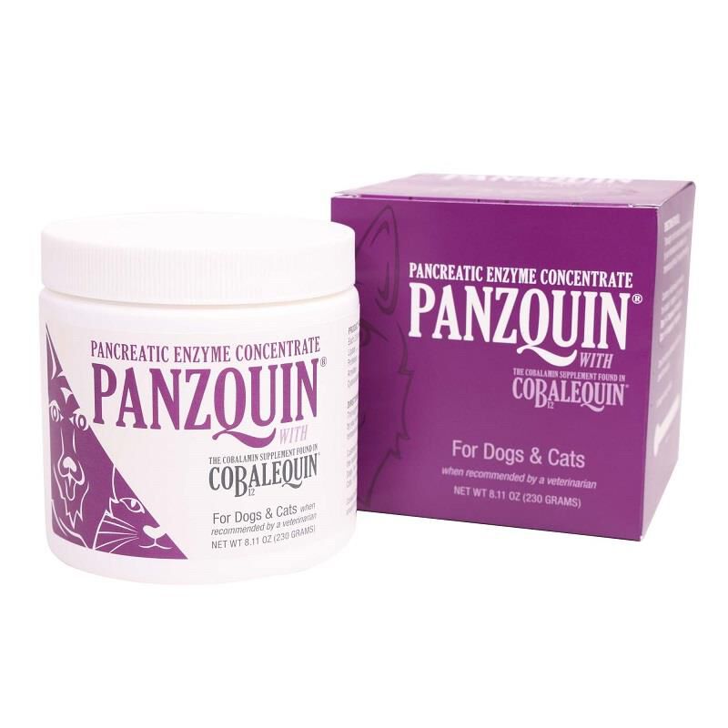 Panzquin Pancreatic Enzyme Concentrate Powder for Dogs and Cats, 8.11 oz