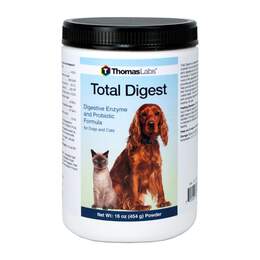 Total Digest Digestive Enzyme and Probiotic Formula for Dogs and Cats, 16 oz