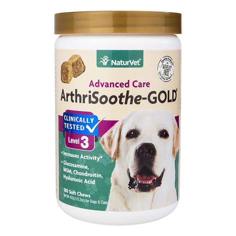 NaturVet ArthriSoothe Gold Level 3, 180 Soft Chews