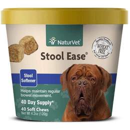 NaturVet Stool Ease for Dogs, 40 Soft Chews