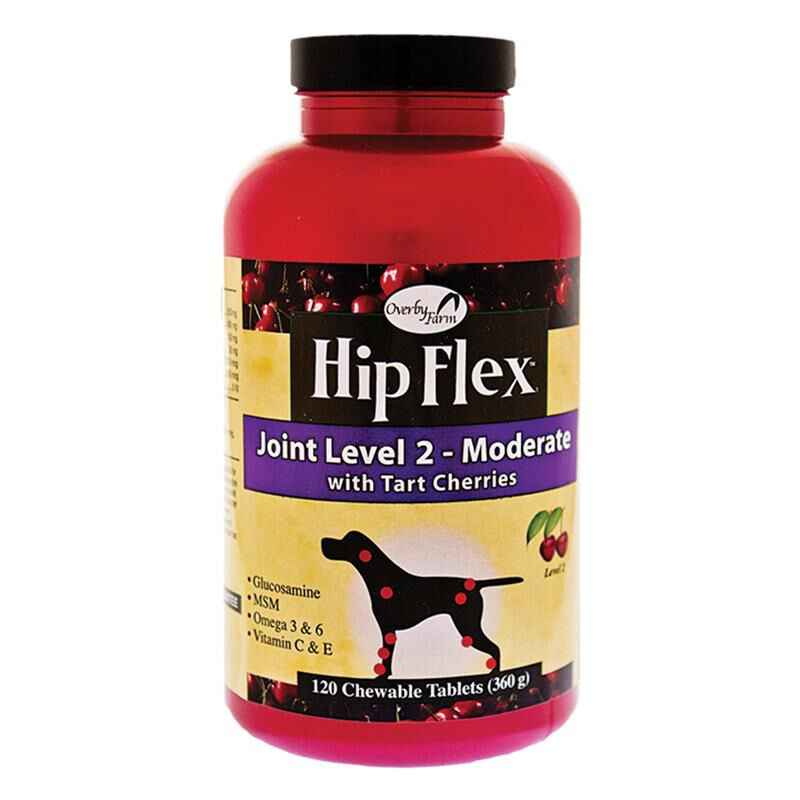 NaturVet Hip Flex Joint Level 2 - Moderate, 120 Tabs
