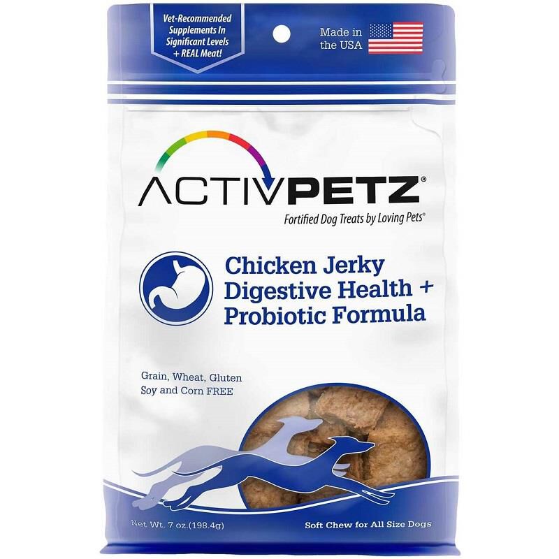 Activpetz Jerky Digestive Health + Probiotic Formula Dog Treats
