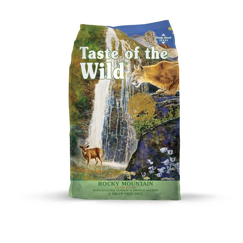 Taste of the Wild Rocky Mountain Feline  Formula w/Roasted Venison and Smoked Salmon, 14 lbs