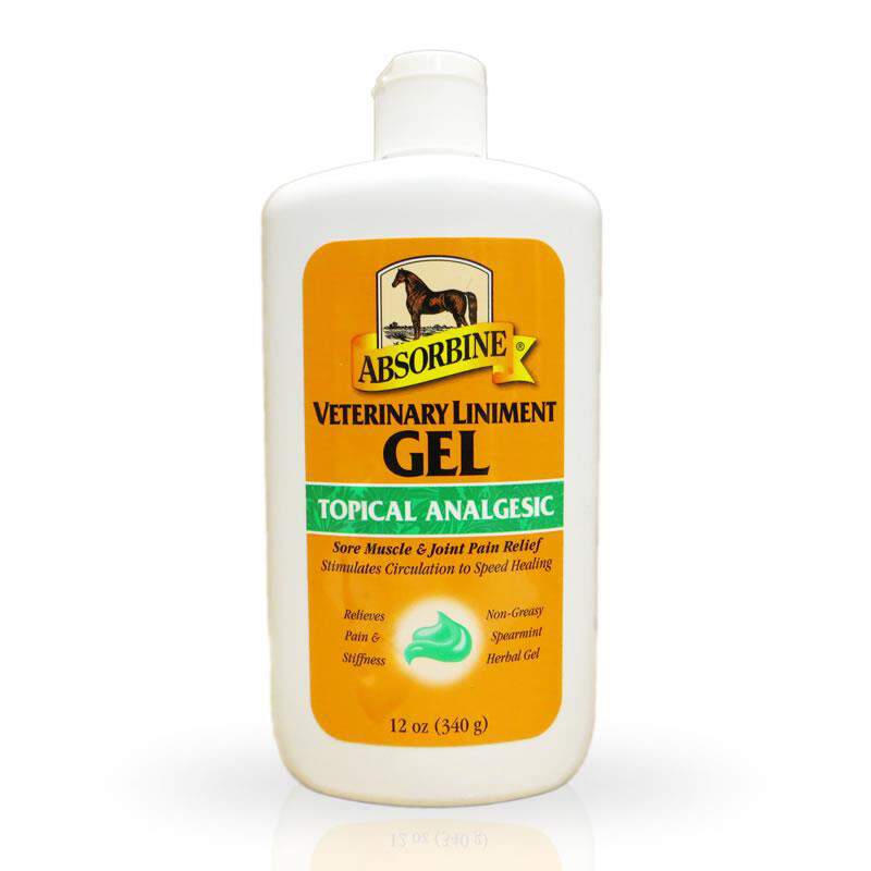 Absorbine Veterinary Liniment Gel for Horses, 12 ounces