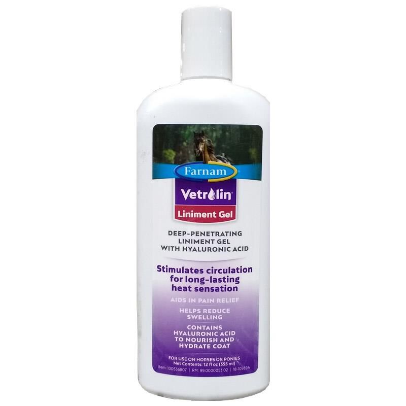 Vetrolin Liniment Gel, 12 oz