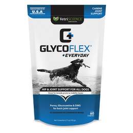VetriScience Glyco-Flex Everyday Hip & Joint Support for all Dogs, 60 Chews