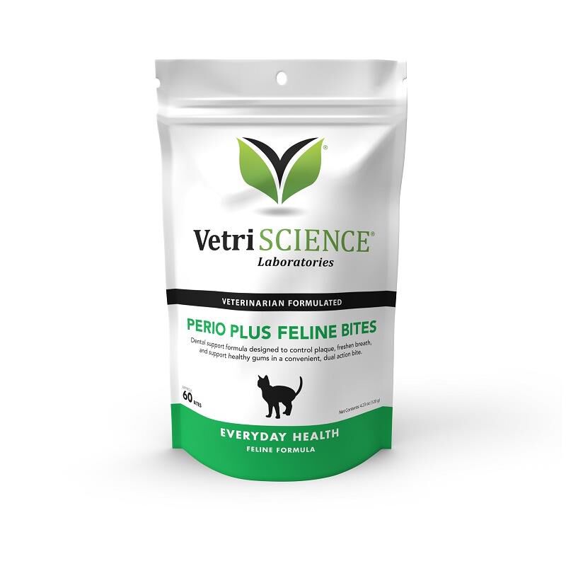 VetriScience Perio Plus Feline Bites, 60 ct