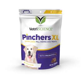 VetriScience Pinchers XL Pill Hiding Dog Treats w/Probiotics, 25 ct