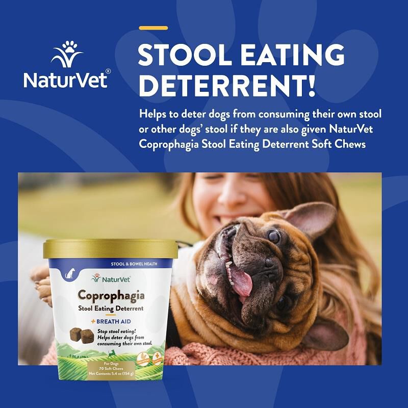 NaturVet Coprophagia Plus Breath Aid 70 Soft Chews