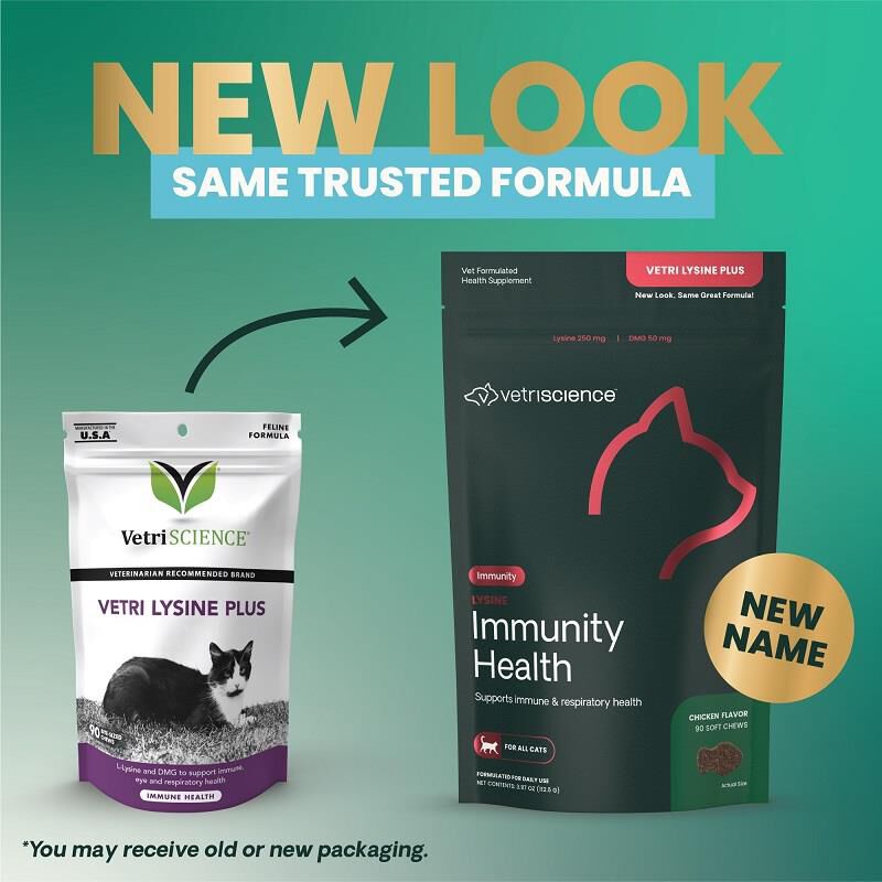 VetriScience Immunity Health Vetri Lysine Plus Feline, 90 Chews